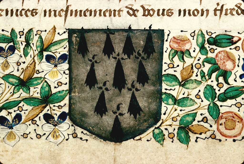 France - Bibliothèque municipale de Besançon - Ms 1371 (armoiries)