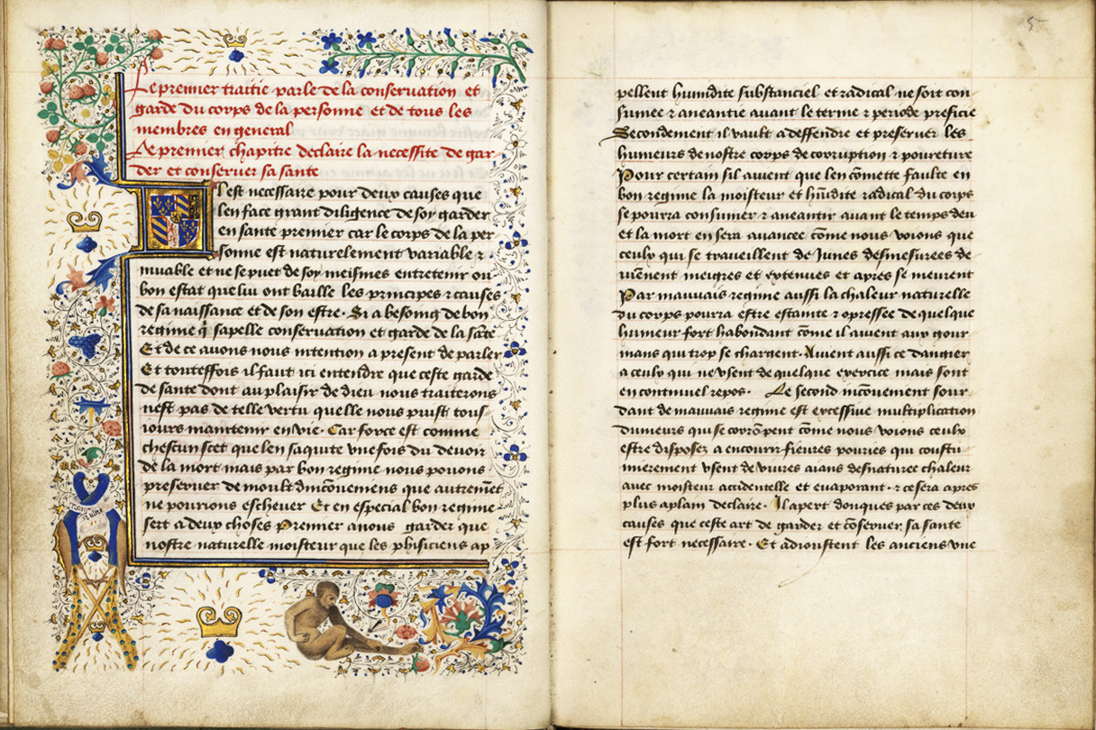 Fédération de Russie - Bibliothèque nationale de Saint-Petersbourg - Ms 173 (f° 4v°-f° 5)